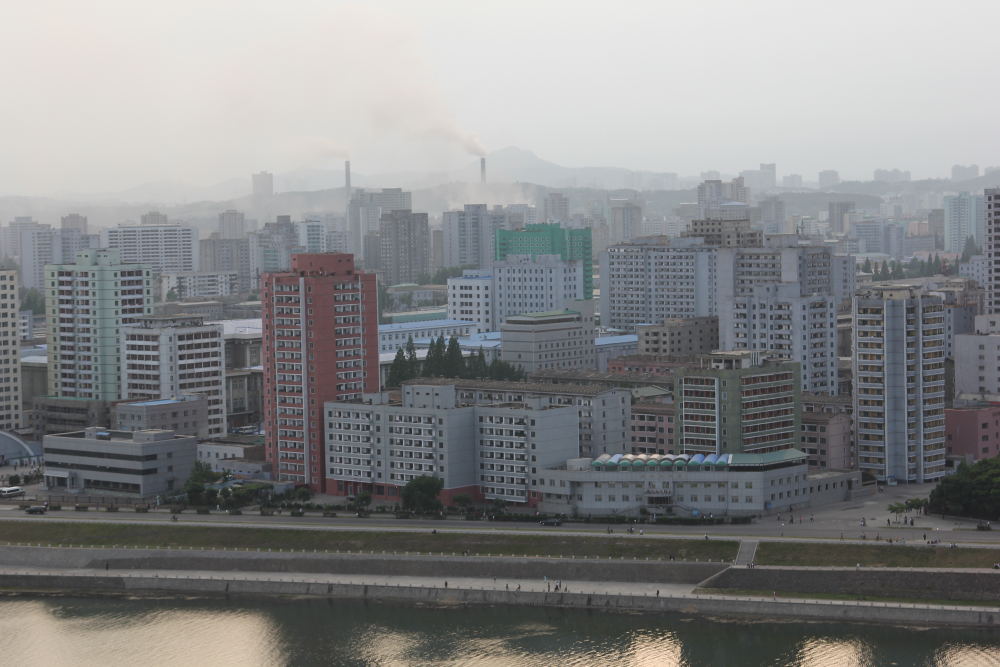 Industrie und Luftverschmutung in Pjöngjang