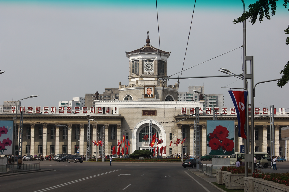 Der Hauptbahnhof von Pjöngjang