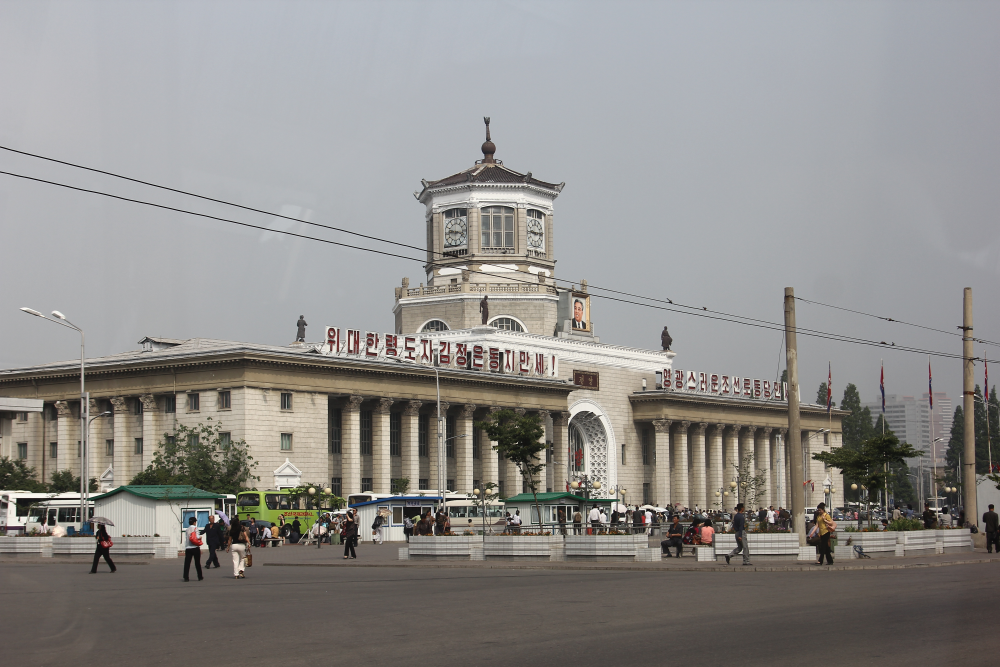 Der Hauptbahnhof von Pjöngjang